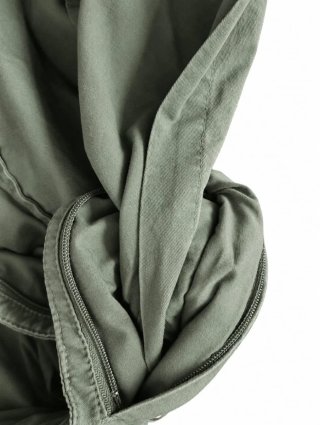Gabardina verde entretiempo