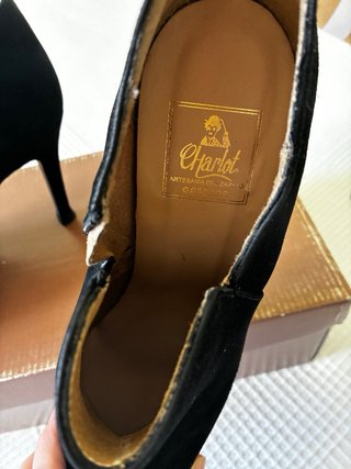 Botines de ante negro Giana di talla 39