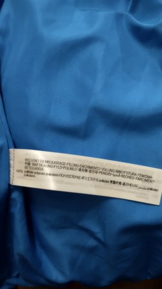 Chaleco acolchado Zara azul