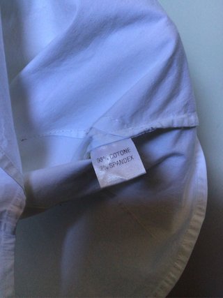Kiska camicia bianca cotone avvitata tg S