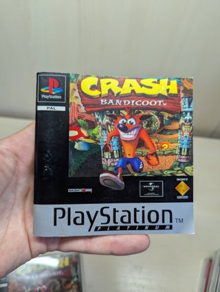 Crash Bandicoot PS1 Platinum PAL ITA CIB