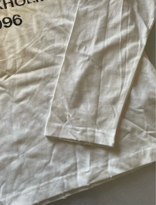 Acne Studios T-shirt S Stockholm Rosa Bianca Panna