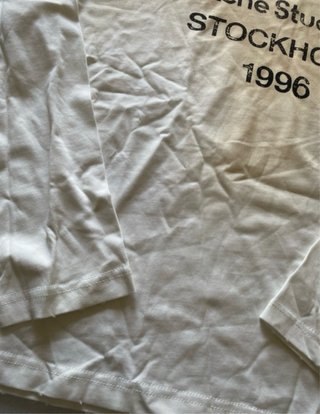Acne Studios T-shirt S Stockholm Rosa Bianca Panna