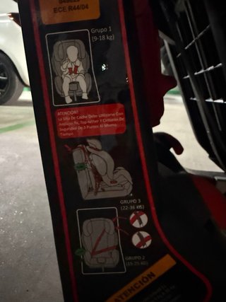 Silla Auto Dual ISOFIX Toral (Grupos 1-3)