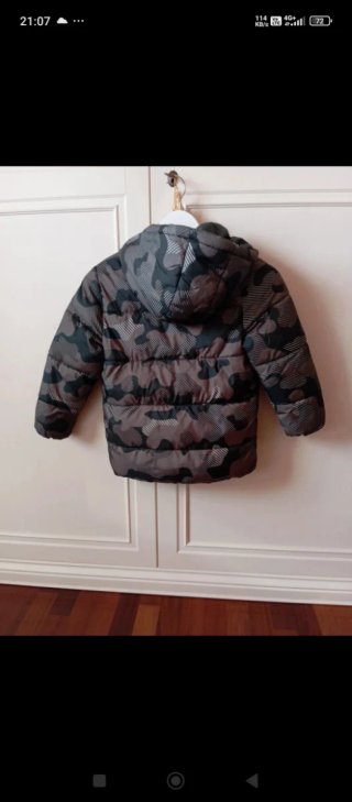 Giubbotto bambino mimetico 7-8 anni