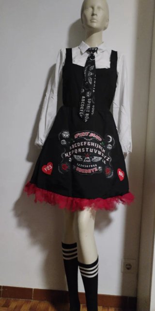 Disfraz colegiala Halloween Ouija M