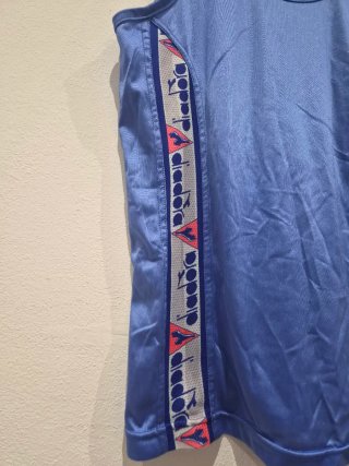 Canotta Vintage Diadora Blu Multicolore