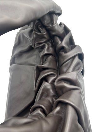 Bolsa Hombro Pouch Piel Marrón
