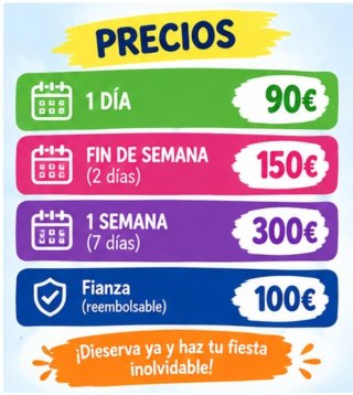 Castillo Hinchable 5 en 1 con tobogán
