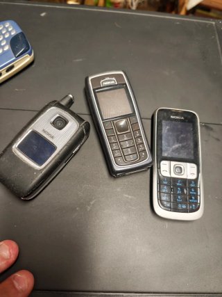 Lote 4 Telemóveis Nokia 5510, 6320, 6103, 2630