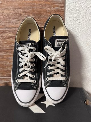 Converse All Star negras unisex 42 + cordones