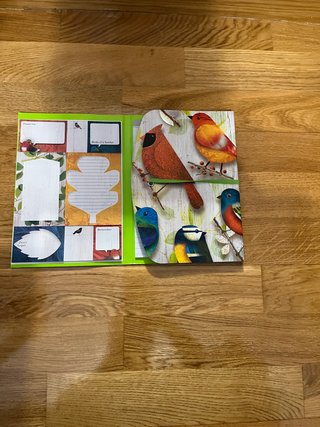 Libreta Tríptico Pájaros