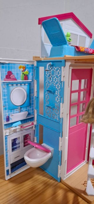 Casa de muñecas Barbie plegable. Apartamento