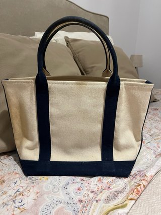 Bolso Tote Ralph Lauren Beige y Azul