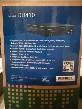Mini PC Shuttle DH410 Intel 10th Gen