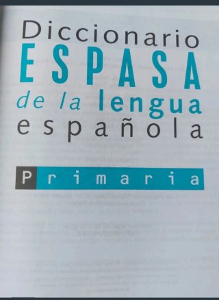 DICCIONARIO ESPASA DE LA LENGUA ESPAÑOLA