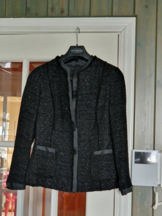 Chaqueta Fiesta Negra Adolfo Dominguez Talla S