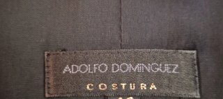 Chaqueta Fiesta Negra Adolfo Dominguez Talla S