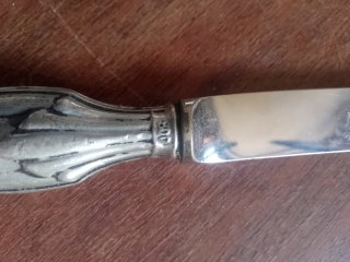 Set forchette e coltelli da frutta in argento 800