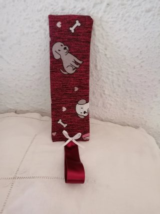 Funda libro acolchada hecha a mano nueva
