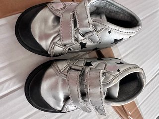 Scarpine bimba Chicco argento stelle