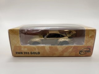 Modelmodel RWB 993 GOLD Model Car