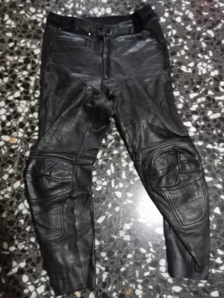 Pantalones de cuero para moto Damen Motorfashion
