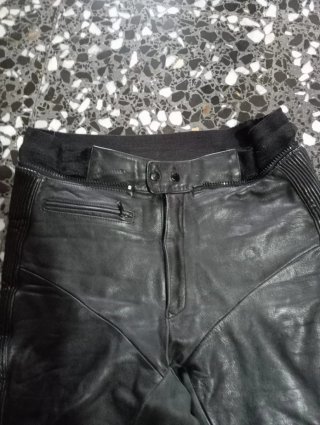 Pantalones de cuero para moto Damen Motorfashion