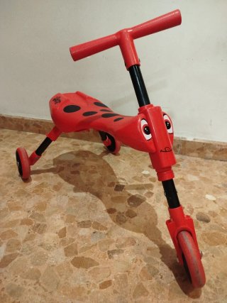 Correpasillos / Triciclo Plegable mariquita
