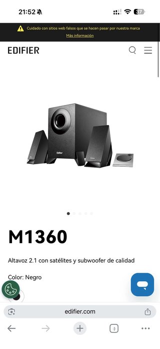 NUEVO Edifier M1360 Altavoz 2.1 Subwoofer