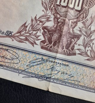 🇪🇸 Billete 1000 Pesetas 1925