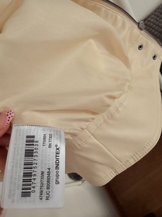 Bomber Zara Beige Talla M