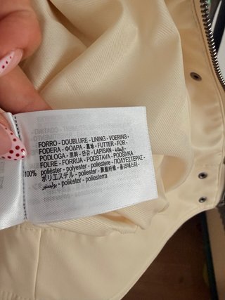 Bomber Zara Beige Talla M