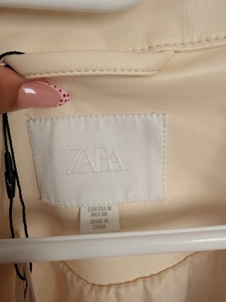Bomber Zara Beige Talla M