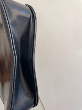 Bolso de cuero negro EURO BOLSOS