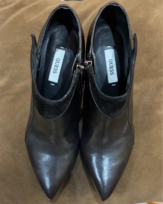 Botines Guess Piel Negros