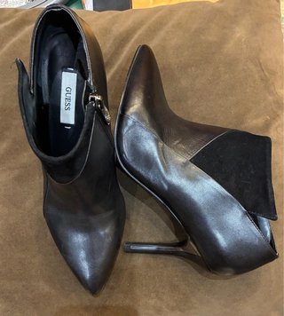 Botines Guess Piel Negros