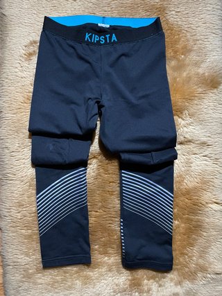 Pantalones térmicos Kipsta negros