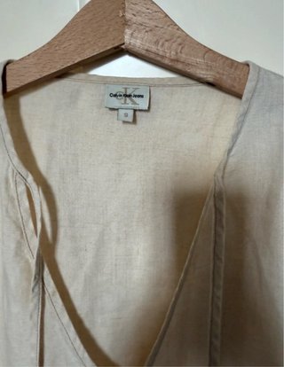 Camicia Calvin Klein Jeans Beige Donna Taglia S