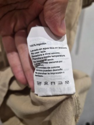 T-shirt Helly Hansen Beige 100% Cotone