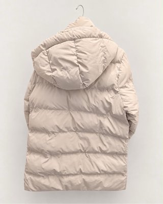 Plumífero Zara Beige Talla L