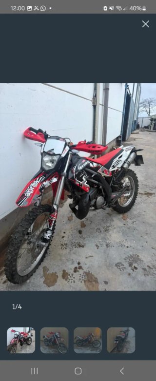 Moto Enduro aprilia rx125 2t en perfecto estado