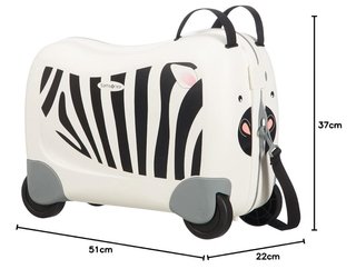 Maleta Cabina Infantil Samsonite Cebra 3 a 8 años