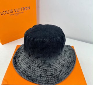Sombrero Louis Vuitton Negro/Gris