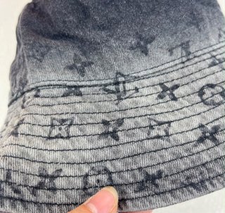 Sombrero Louis Vuitton Negro/Gris