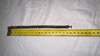 Pulsera Uno de 50 Cuero y Plata