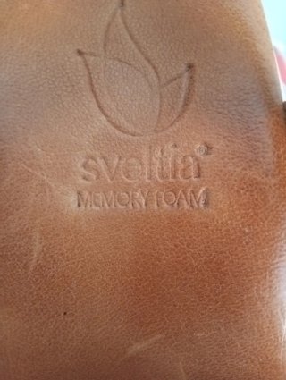 Sandalias de piel mujer naranjas y rojas