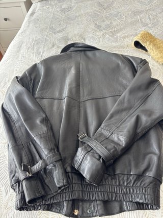 Chamarra cuero hombre