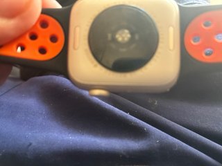 Reloj Apple Watch Plateado Naranja