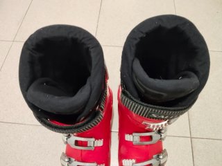 Botas de esquí Salomon rojas
